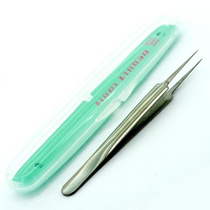 Pęseta pinceta penseta kosmetyczna PM1 prosta ETUI