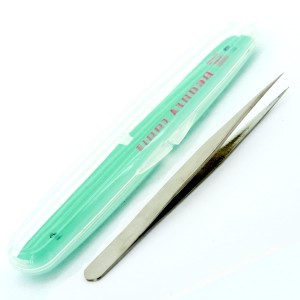 Pęseta pinceta penseta kosmetyczna PM2 prosta ETUI