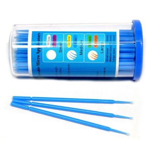 Aplikatory do rzęs bezwłókienkowe 100szt duże