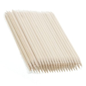 Patyczki do manicure drewniane różane11,5cm 100szt