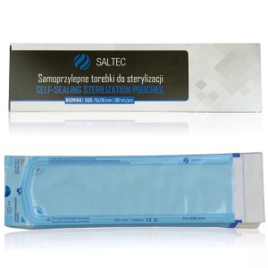 Torebki do sterylizacji 70mm x230mm 200szt