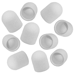 Nakładki LUX korund szlachetny biały 13mm 150g #150 10szt