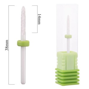 Frez ceramiczny kosmetyczny szczelinowy ostry