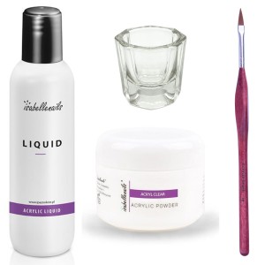 ZESTAW AKRYLOWY AKRYL 1x15ML LIQUID 100ML GRATISY