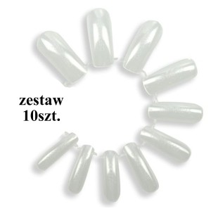 FORMY DUAL DSF akrylo-żel 10szt przezroczyste