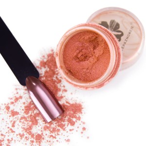 Pyłek EFEKT LUSTRA ROSE GOLD do zdobień
