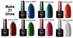 Claresa lakier hybrydowy MAKE IT SHINE kolory
