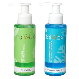 ItalWax zestaw 2x ŻEL przed i po depilacji