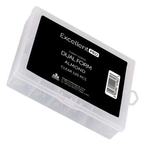 Excellent PRO Formy górne dual form almond clear 120 szt2.jpg
