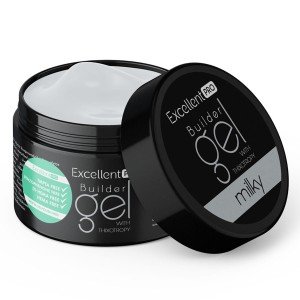 Żel jednofazowy budujący z tiksotropią EXCELLENT PRO 50g milky MLECZNY