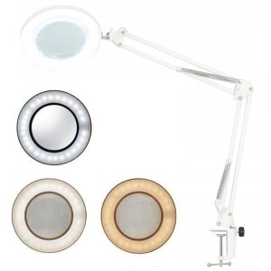 Lampka kosmetyczna LUPA LED 10W do blatu BIAŁA