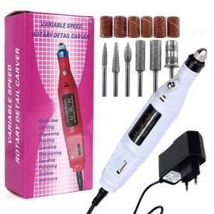 FREZARKA DO PAZNOKCI MANICURE PEDICURE + FREZY