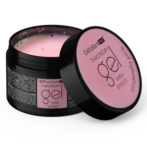 Żel Excellent PRO z tiksotropią WITH EFFECT 50g cinderella pink