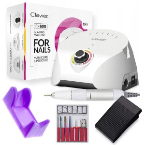 CLAVIER frezarka do paznokci super mocna 65W WHITE BIAŁA