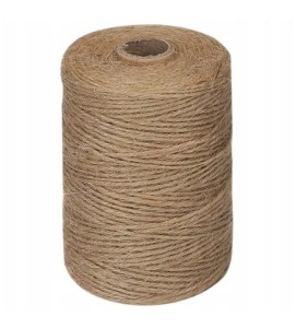 SZNUREK JUTOWY 2mm 50metrów ozdobny NATURALNY 100g