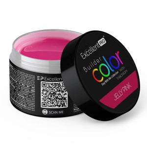 Excellent PRO żel COLOR z tiksotropią 15g jelly pink