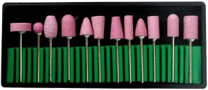 Frezy piaskowe kamienne zestaw frezów 12szt CH