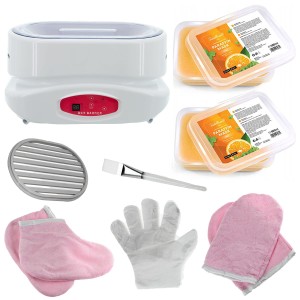 PARAFINIARKA 220W DUŻY ZESTAW 1000ml PARAFINY + AKCESORIA