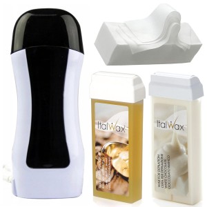 Zestaw do depilacji podgrzewacz wosku w rolce + 2x ITALWAX + paski