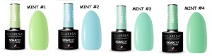 Claresa lakier hybrydowy kolekcja MINT mix kolorów do wyboru