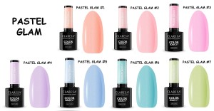 Claresa lakier hybrydowy kolekcja PASTEL GLAM mix