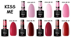 Claresa lakier hybrydowy kolekcja KISS ME mix