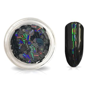 Pyłek brokat HOLOGRAM SECRET srebrny
