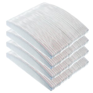 Pilnik do paznokci półksiężyc zebra 180/240 100sz