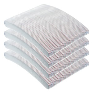 Pilnik do paznokci banan zebra szary 100/100 100sz